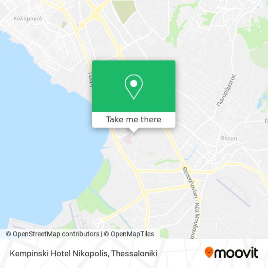 Kempinski Hotel Nikopolis map