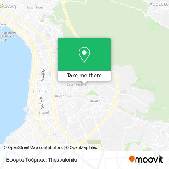 Εφορία Τούμπας map