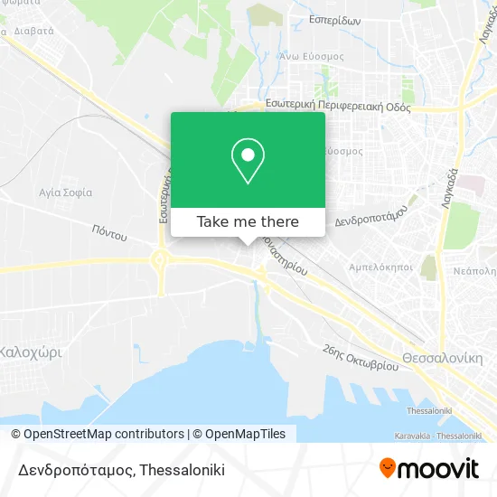Δενδροπόταμος map