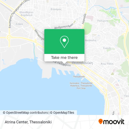 Atrina Center map