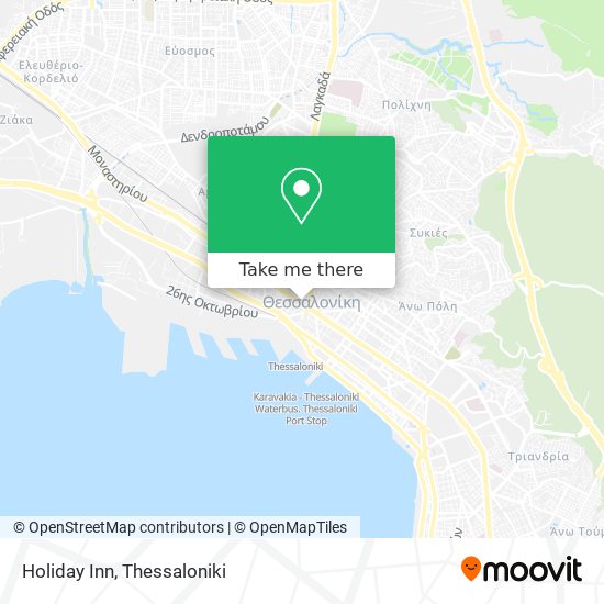 Holiday Inn map