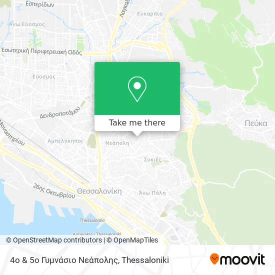 4ο & 5ο Γυμνάσιο Νεάπολης map
