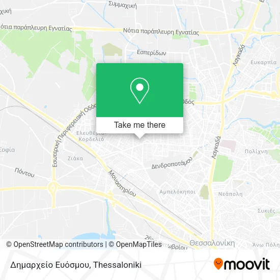 Δημαρχείο Ευόσμου map