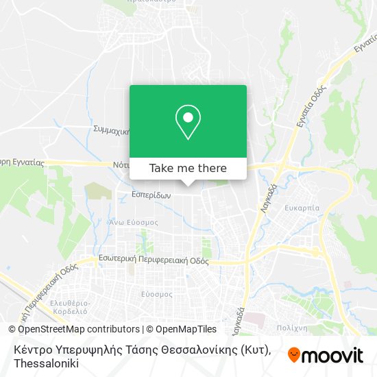 Κέντρο Υπερυψηλής Τάσης Θεσσαλονίκης (Κυτ) map