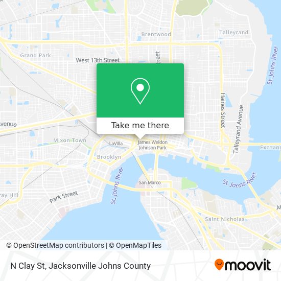 Mapa de N Clay St