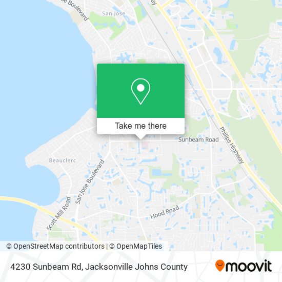 4230 Sunbeam Rd map