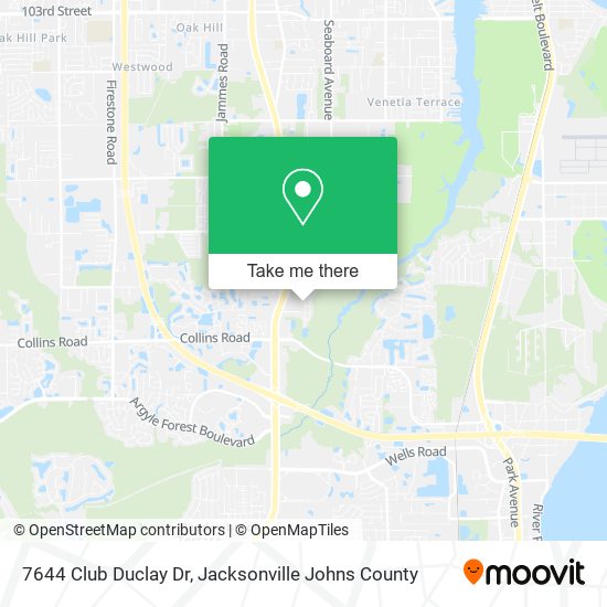7644 Club Duclay Dr map