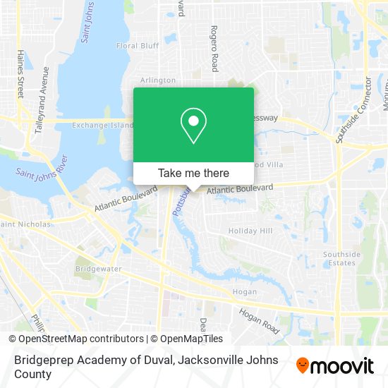 Mapa de Bridgeprep Academy of Duval