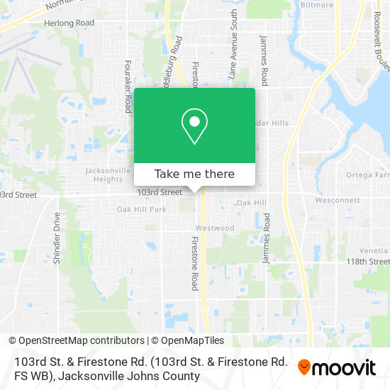 103rd St. & Firestone Rd. (103rd St. & Firestone Rd. FS WB) map