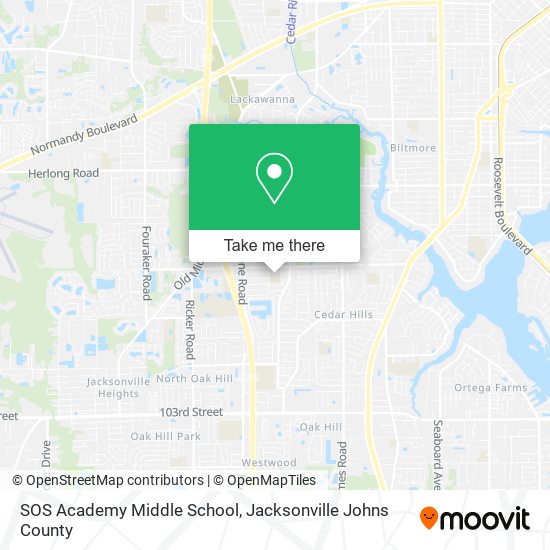 SOS Academy Middle School map