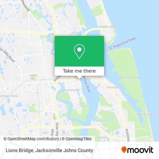 Mapa de Lions Bridge