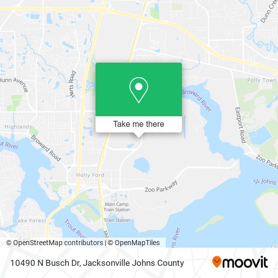 10490 N Busch Dr map