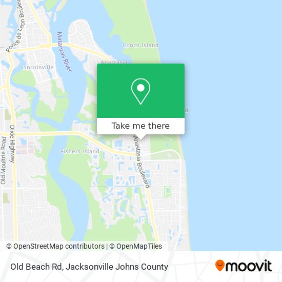 Old Beach Rd map