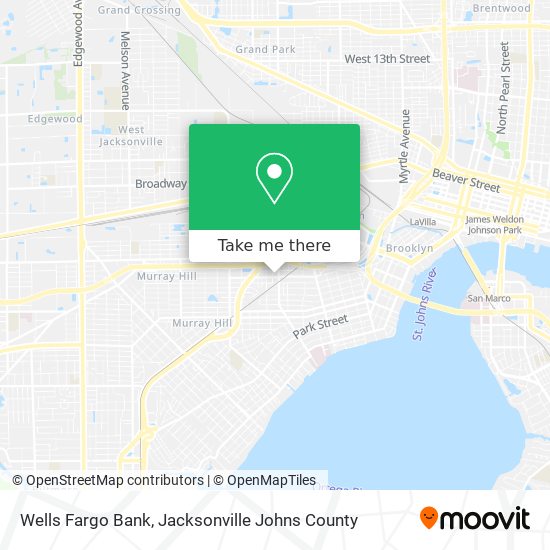 Wells Fargo Bank map