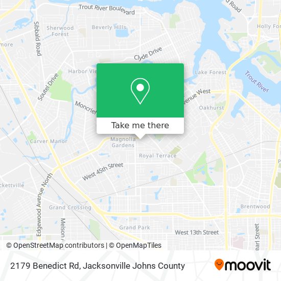 2179 Benedict Rd map