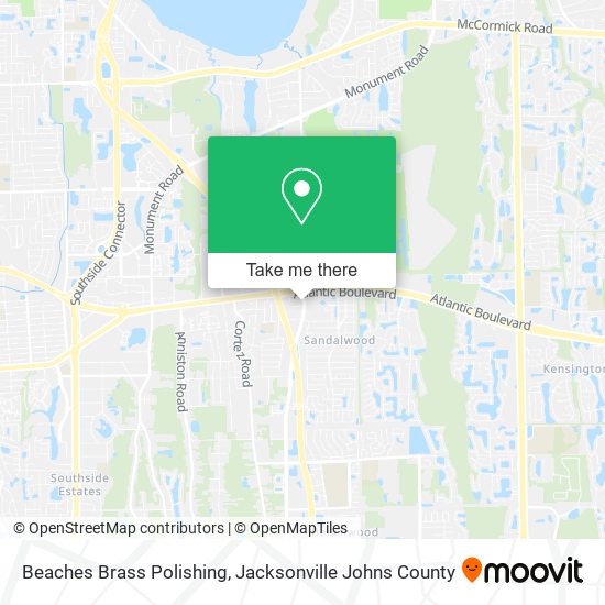 Beaches Brass Polishing map