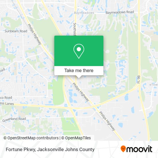 Mapa de Fortune Pkwy