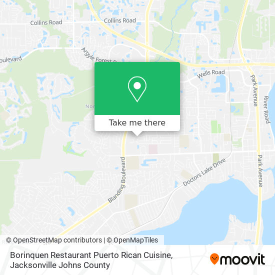 How to get to Borinquen Restaurant Puerto Rican Cuisine in Bellair-Meadowbrook Terrace by Bus?