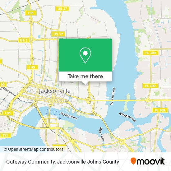 Gateway Community map