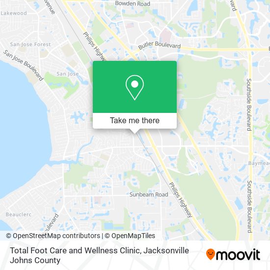 Total Foot Care and Wellness Clinic map