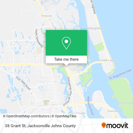 38 Grant St map