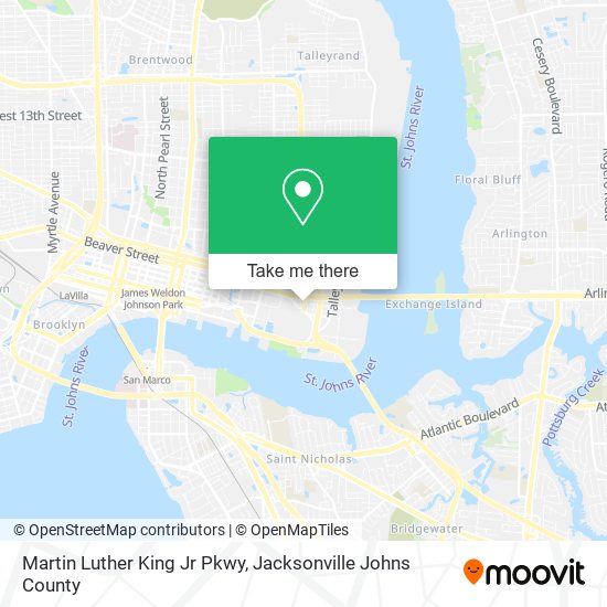 Martin Luther King Jr Pkwy map
