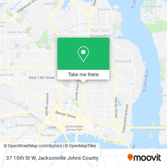 37 10th St W map