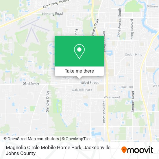 Mapa de Magnolia Circle Mobile Home Park