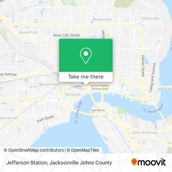 Mapa de Jefferson Station