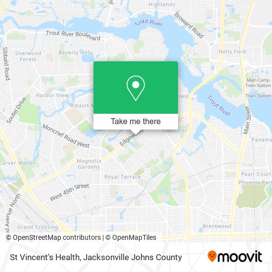 St Vincent's Health map