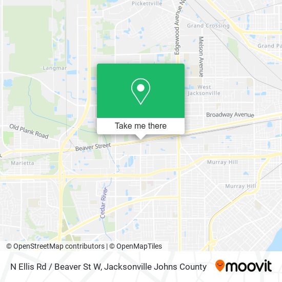 N Ellis Rd / Beaver St W map