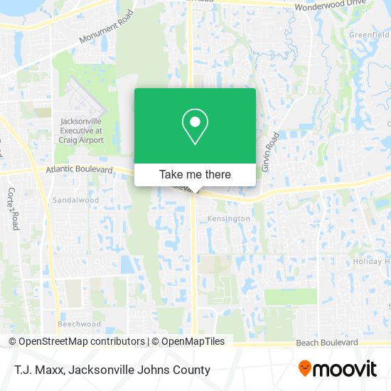 T.J. Maxx map