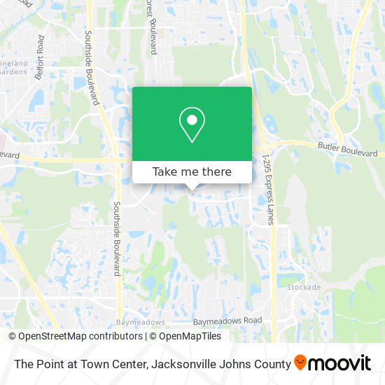 The Point at Town Center map