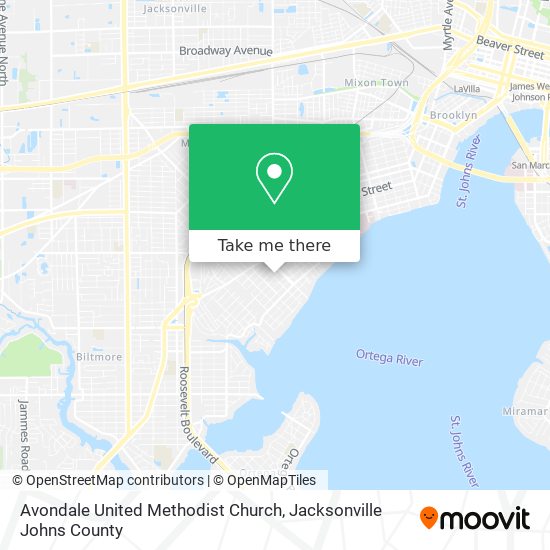 Mapa de Avondale United Methodist Church