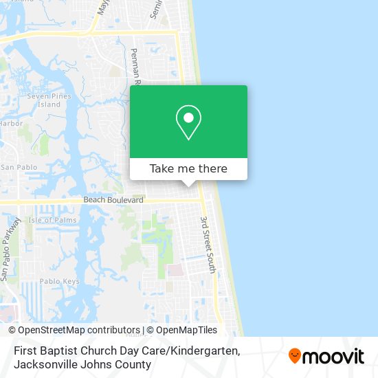 First Baptist Church Day Care / Kindergarten map