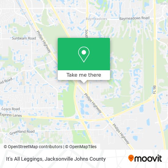 It's All Leggings map
