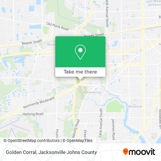 Golden Corral map