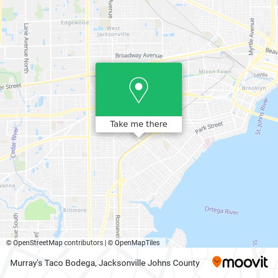 Murray's Taco Bodega map