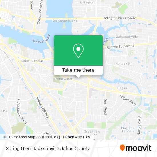 Mapa de Spring Glen