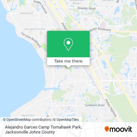 Mapa de Alejandro Garces Camp Tomahawk Park