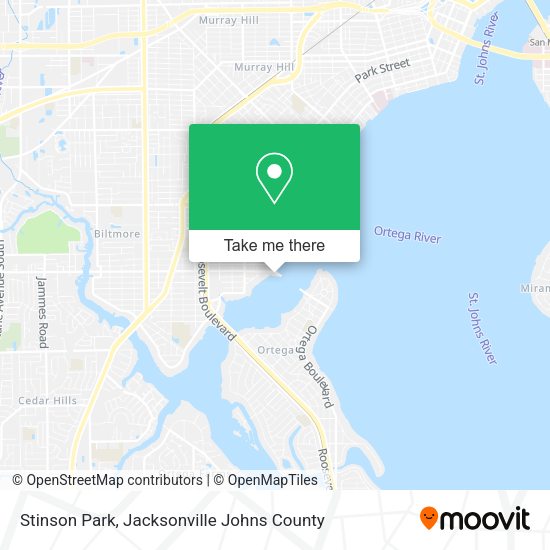 Stinson Park map