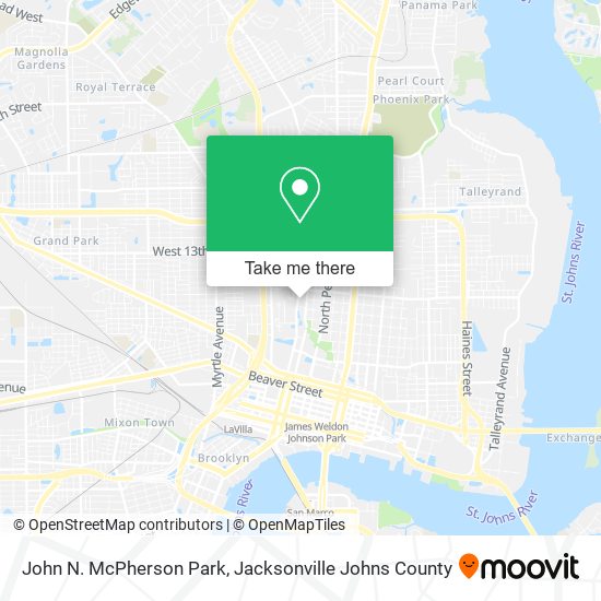 John N. McPherson Park map