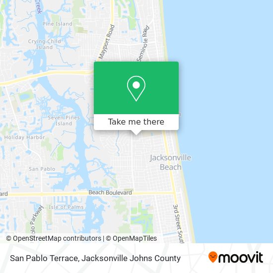 San Pablo Terrace map