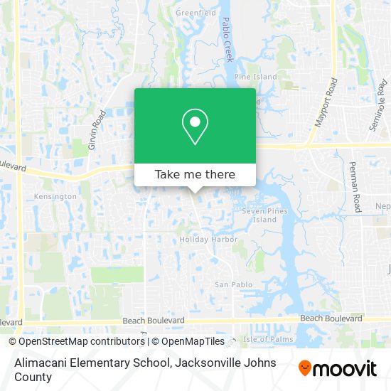 Mapa de Alimacani Elementary School