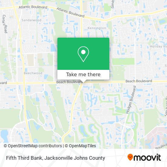 Fifth Third Bank map