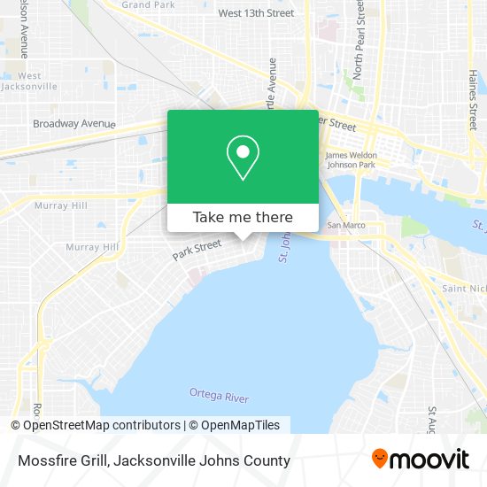 Mossfire Grill map