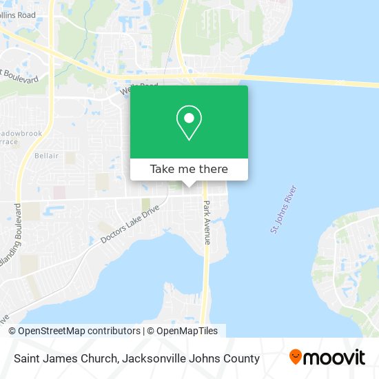 Saint James Church map