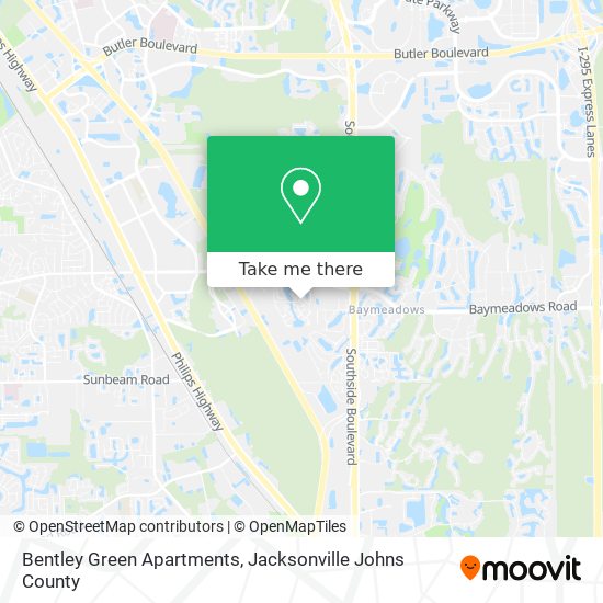 Bentley Green Apartments map