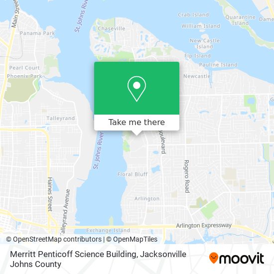 Mapa de Merritt Penticoff Science Building