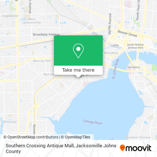 Mapa de Southern Crossing Antique Mall